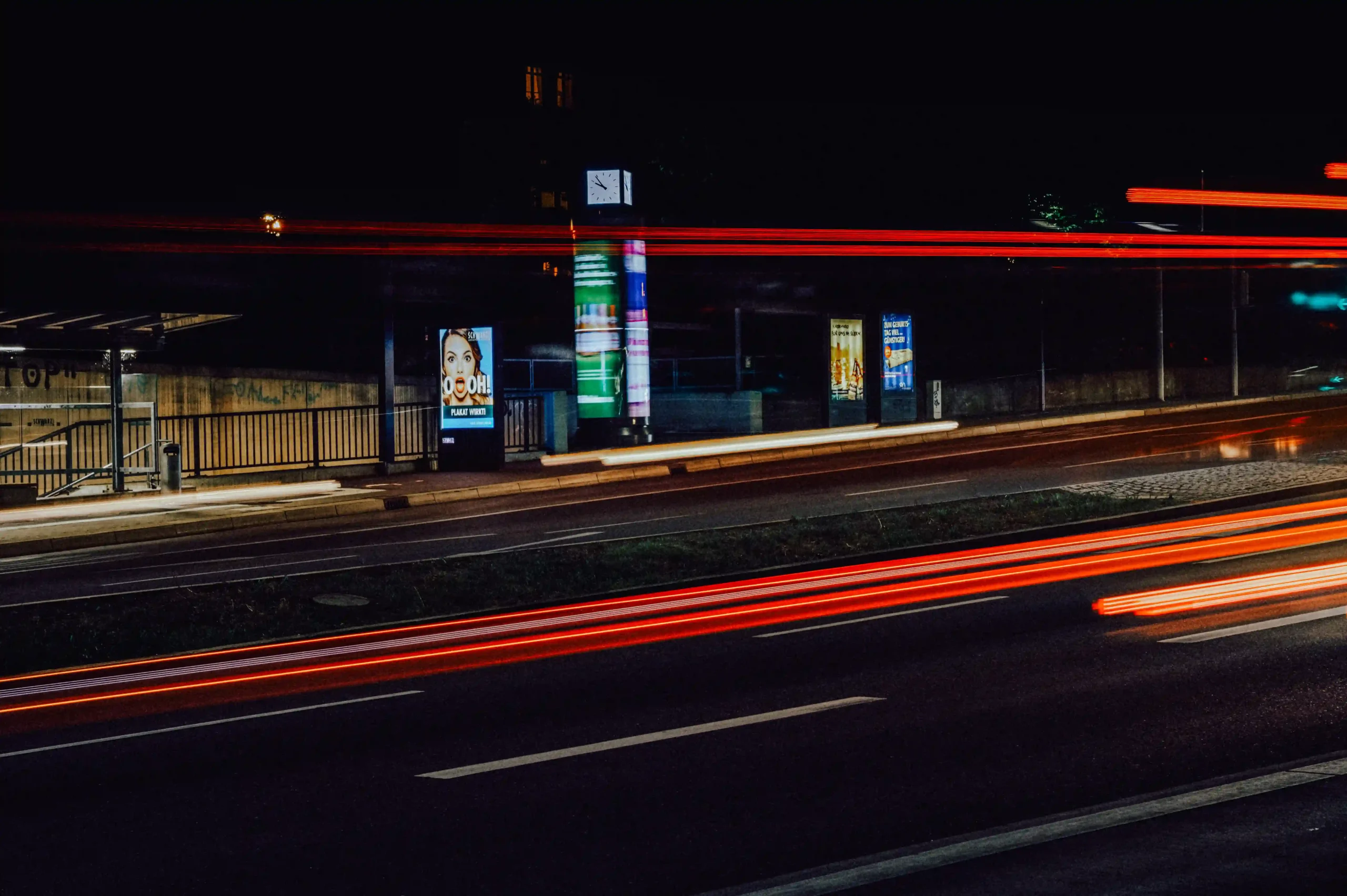 Aussenwerbung Belichtung