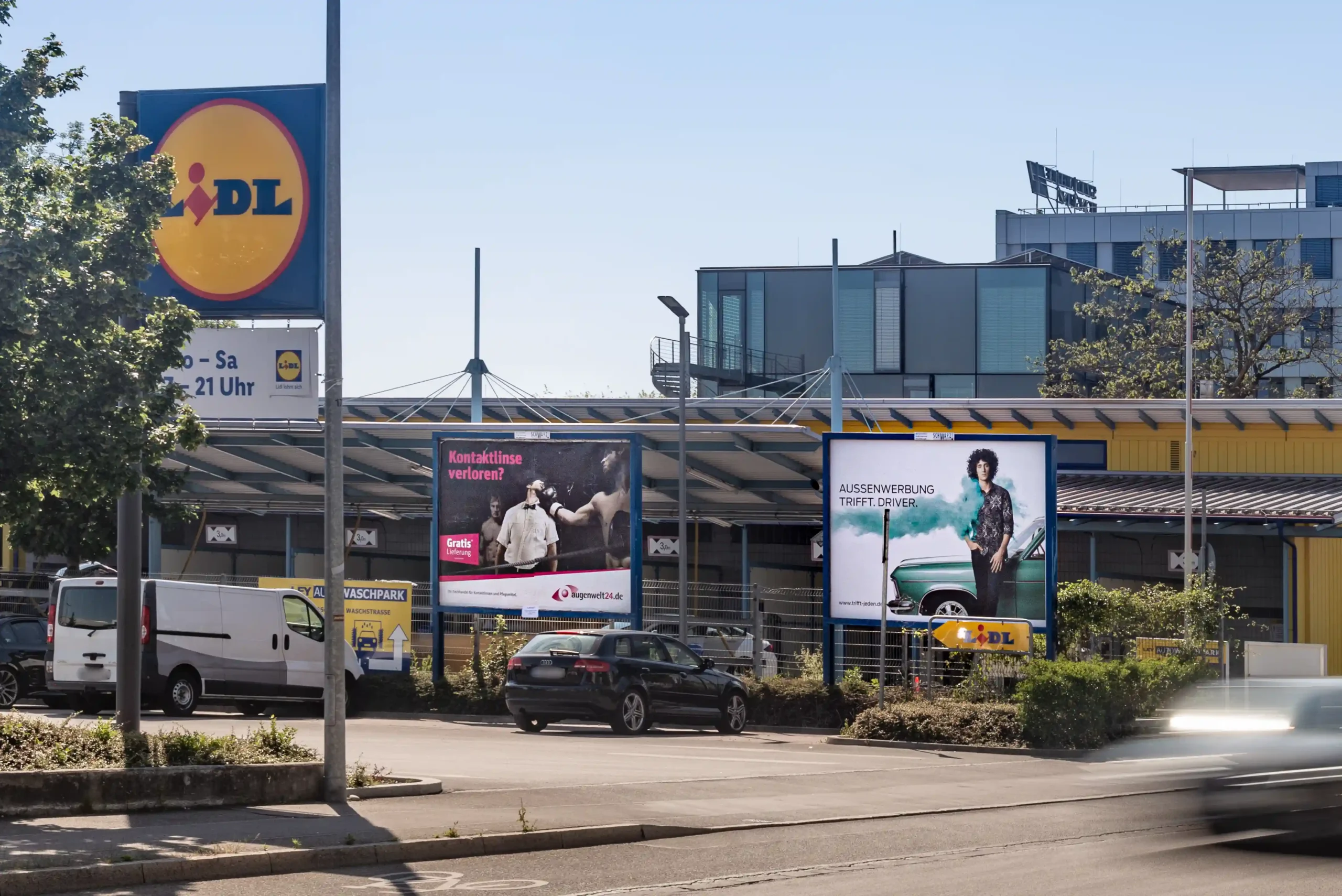 Retail Media Aussenwerbung Lidl